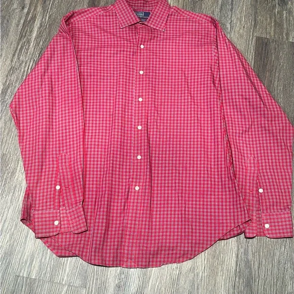 Polo by Ralph Lauren Red Plaid Men's Shirt - Picture 2 of 5